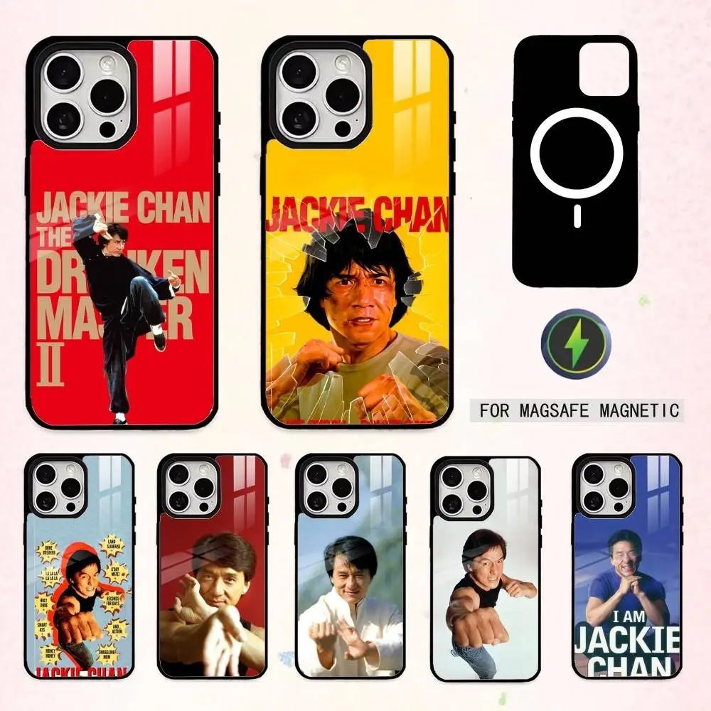 

Kung Fu Star J-Jackie C-Chan Phone Case For iPhone17,16,15,14,13,12,11 Plus,Pro Max Magnetic For Magsafe Wireless Charging