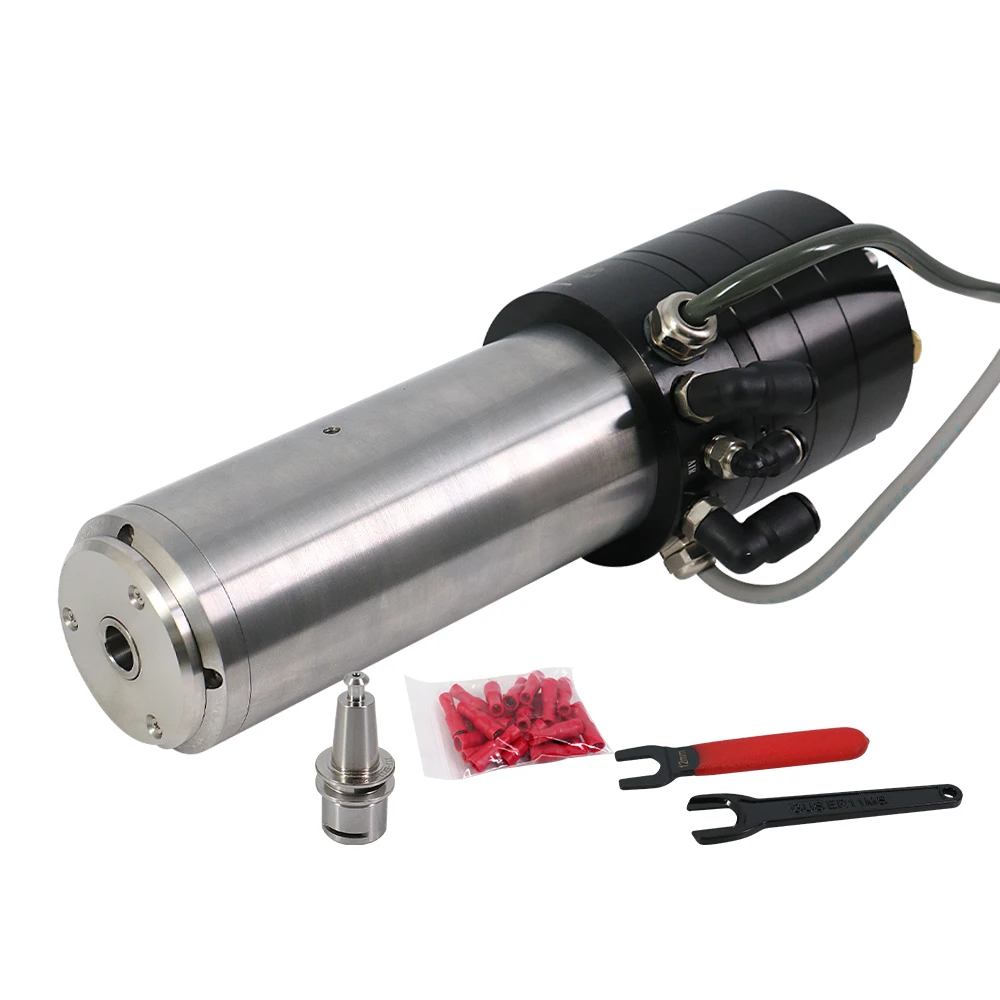 

HLTNC 2,5 кВт 220 В 2000 Гц 60000 об/мин T11 рукоять с водяным охлаждением автоматический шпиндель для смены инструментов для ЧПУ