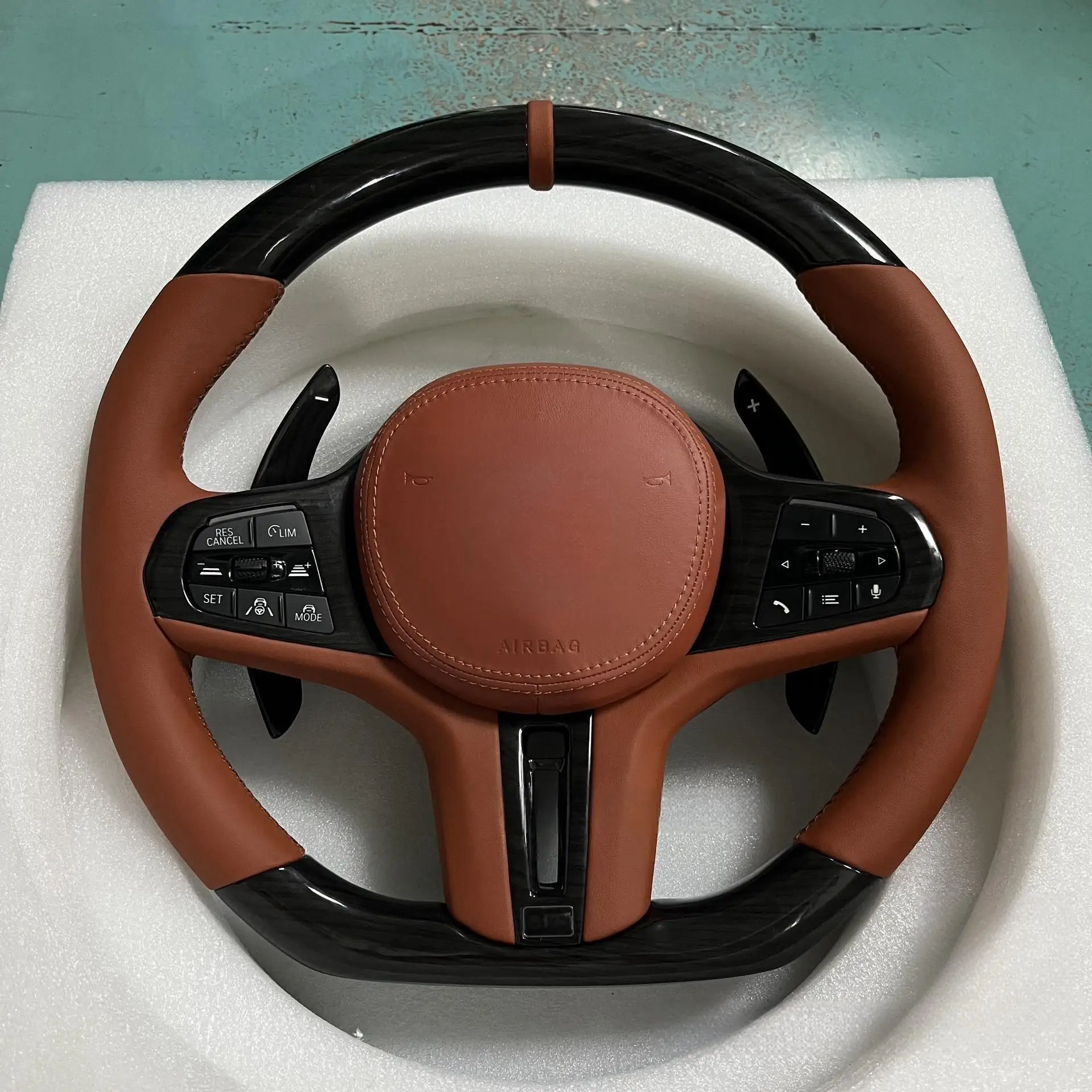 

For High Quality Steering Wheel For Bmw F20 F30 F80 F10 X1 X2 X3 X4 X5 X6 M5 M4 M3 Carbon Fiber Steering Wheel LED Steering Whee