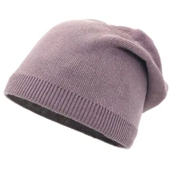 Autumn Winter Womens Hat New Simple Soft Thin Knitted Hats Outdoor Warm Cold Proof Fashion Bonnet Cap