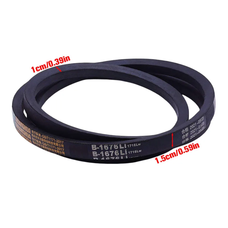 Premium Rubber B V Belt 1600 1626 1651 1676 Stable Power Transmission Belt For Motor Compressor Equipment