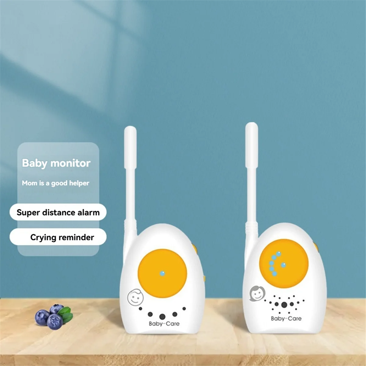 

【Hot&Price】Wireless Baby Guardianship Audio Walkie-Talkie Interphone Sound Monitoring Child Voice Crying Monitor with Indicators