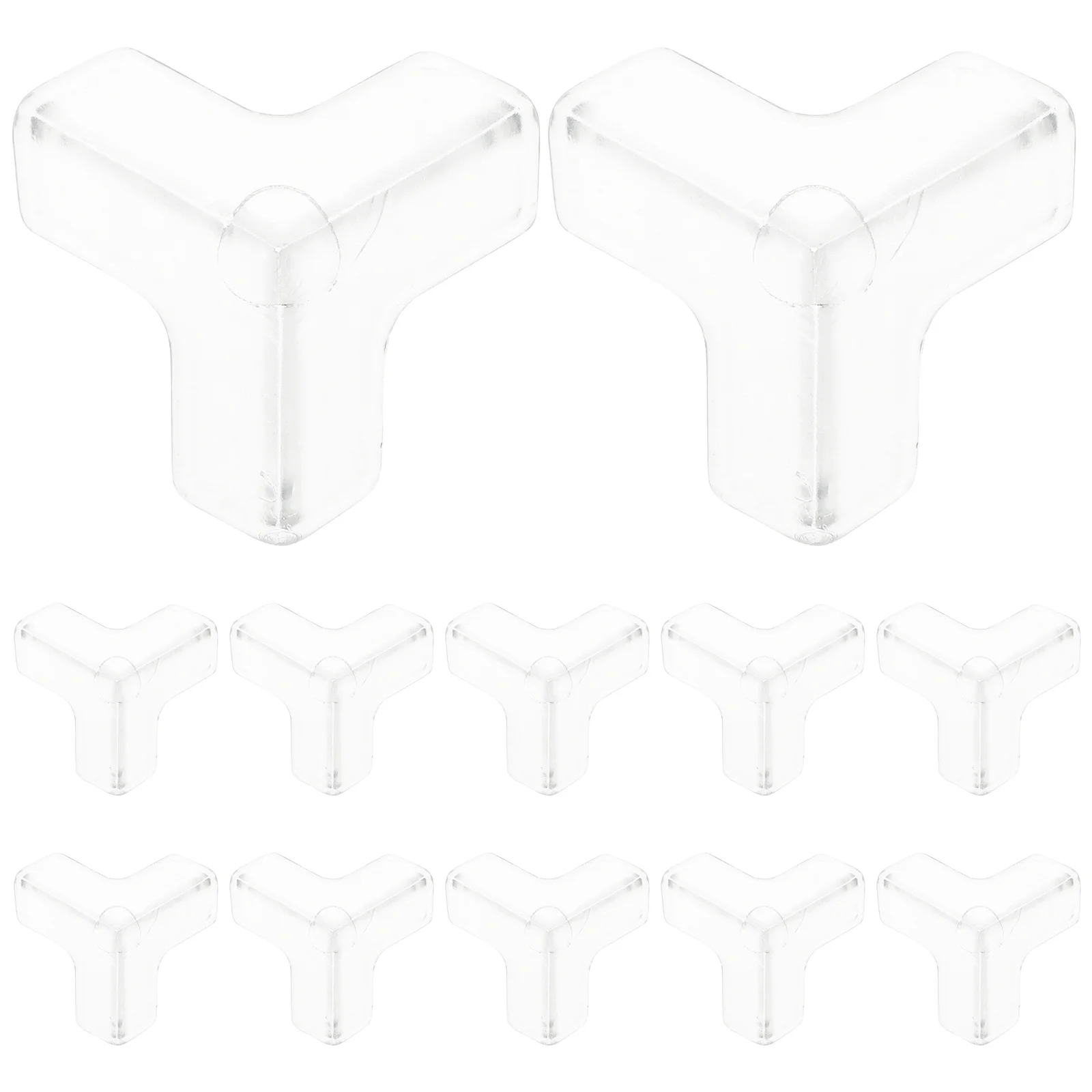 16Pcs Clear Corner Guards for Furniture Strong Adhesive Bumpers Protection for Table Desk Chair Edges Home Safety Use