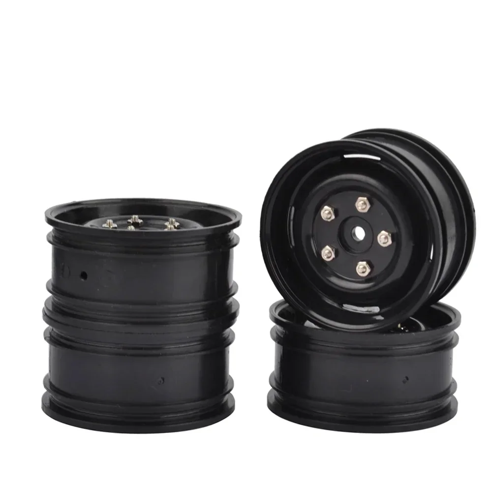 4PCS 1.9'' Plastic Wheel Rims for Axial SCX10 Tamiya CC01 D90 PAJERO Trxs TRX4 1:10 RC Rock Crawler