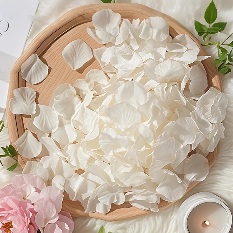 Rose Petal Simulation Decoration Props Proposal Birthday Wedding Atmosphere Setting Hand Thrown Flower Decorations