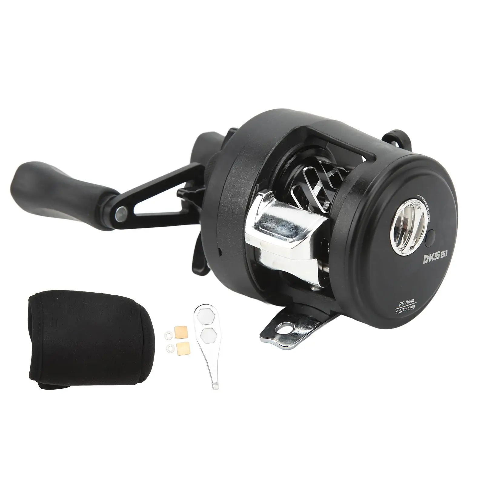 

DKS Baitcasting Reel 6.2:1 - Range Lure Fishing Drum Wheel, 5KG Drag for Micro Object Fishing