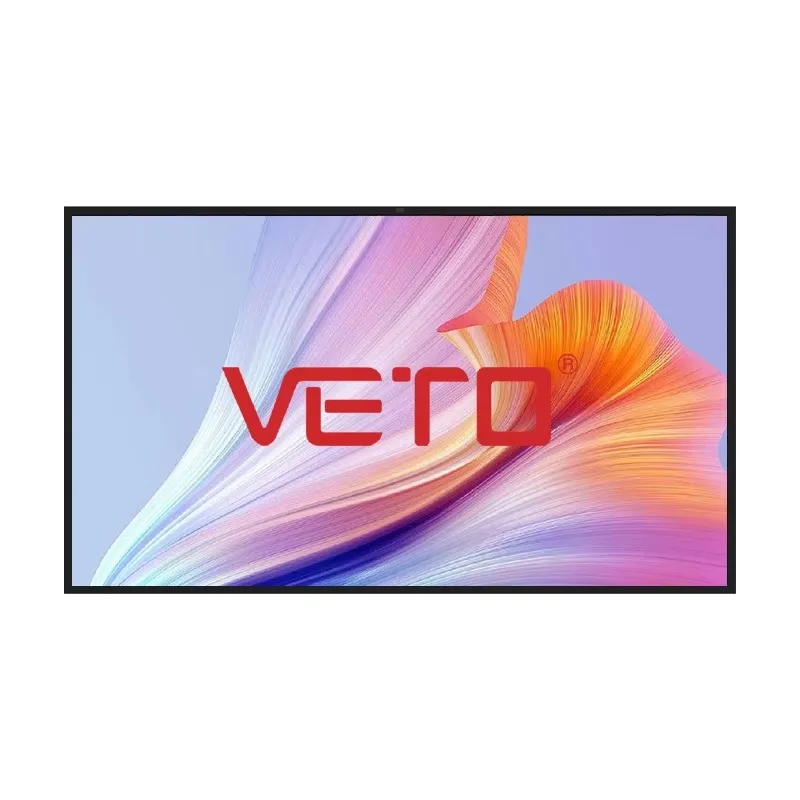 VETO Ultra Narrow Edge Outdoor IP66 Waterproof 4K 3000 Nits Brightness 60000 Hours Lifespan 32-75 Inches Wall LCD Display