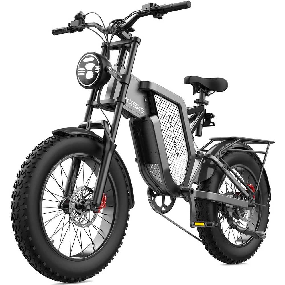 EKX X20 Electric Bicycle Mountain Moped 20 Inch Fat Tire 2000W 35AH Men's Road Mountain EBike Snow Electric Bike For Adults