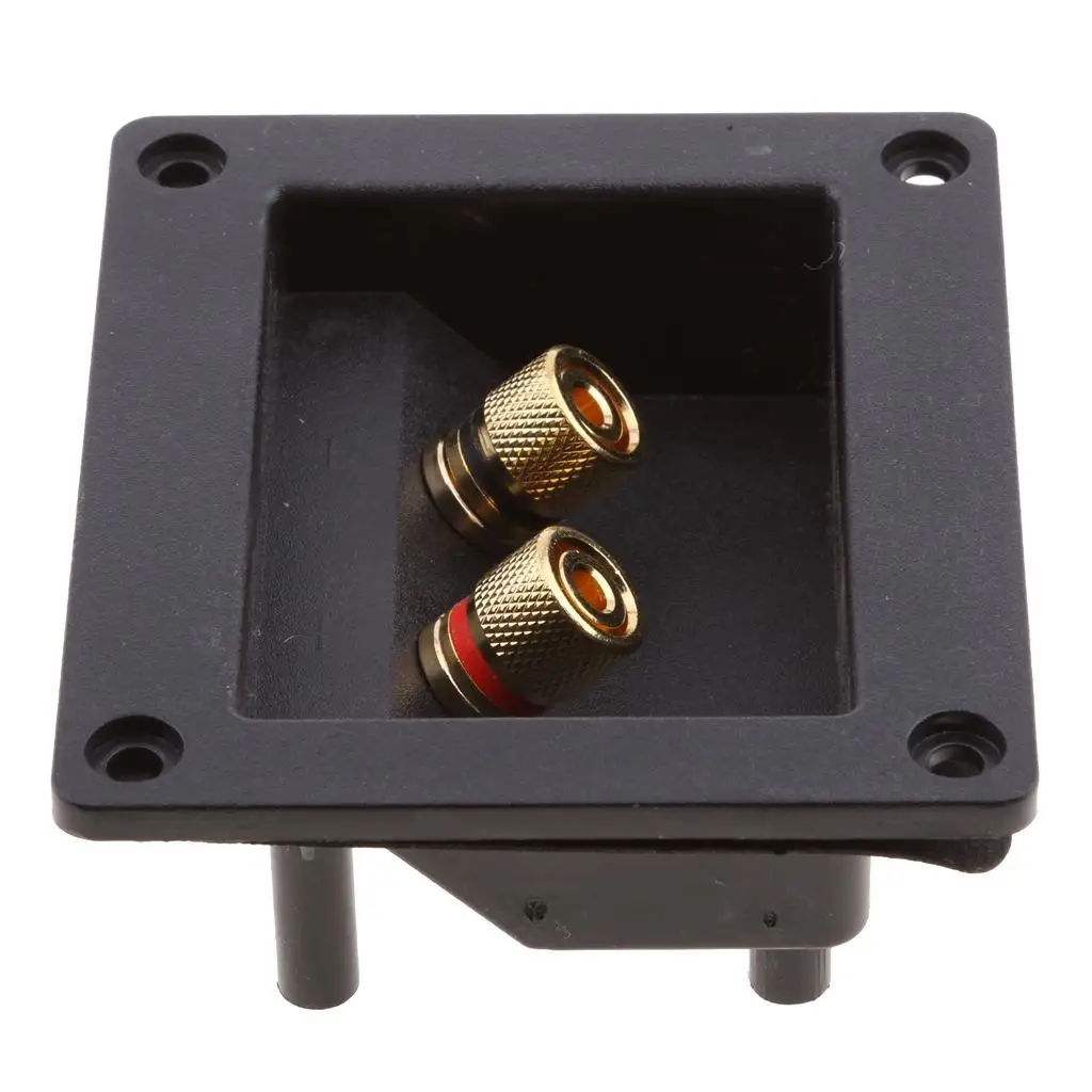 Round Spring Cup Binding Post Terminal Connector for Car Stereo Speaker and Subwoofer Box