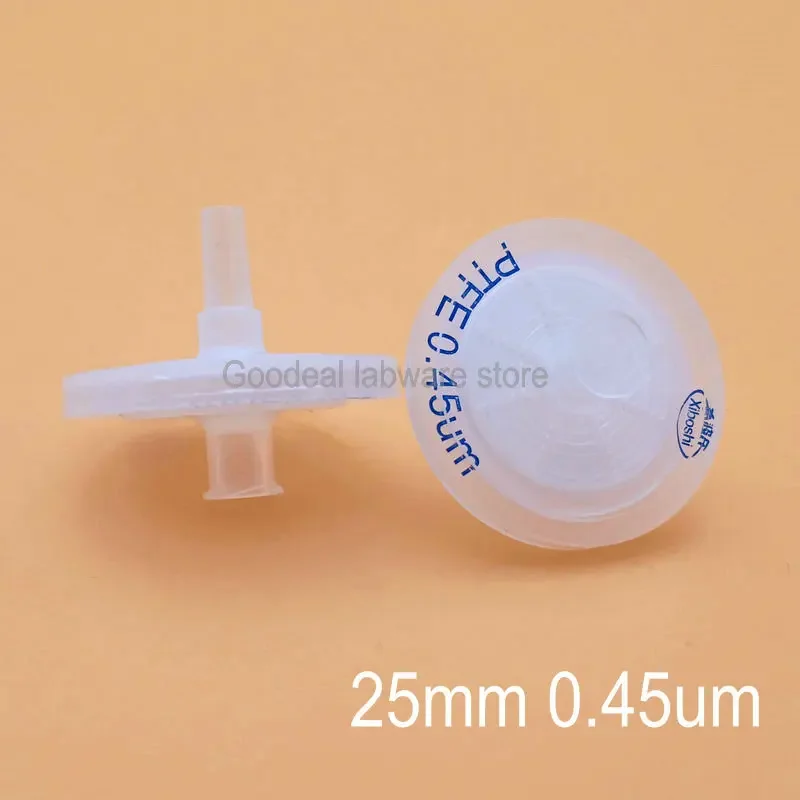 10pcs/lot 13mm 25mm Vent Syringe Filter with PTFE Microporous Membrane for Chromatography (HPLC, IC)