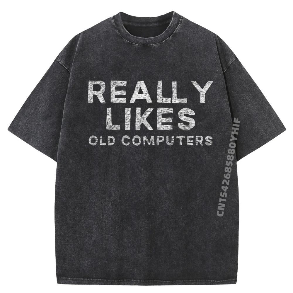 

Действительно любит старые компьютеры. Дизайнерская одежда. Мужские весенние футболки с рисунком. Новые мужские рубашки и футболки. Повседневная стираная одежда.