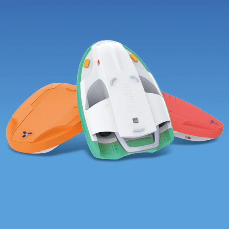 

Interesting Spaceship Shape Sea Scooter 1 m/s Smart Power Float Significant Positive Buoyancy Water Scooter Swimming Assistance