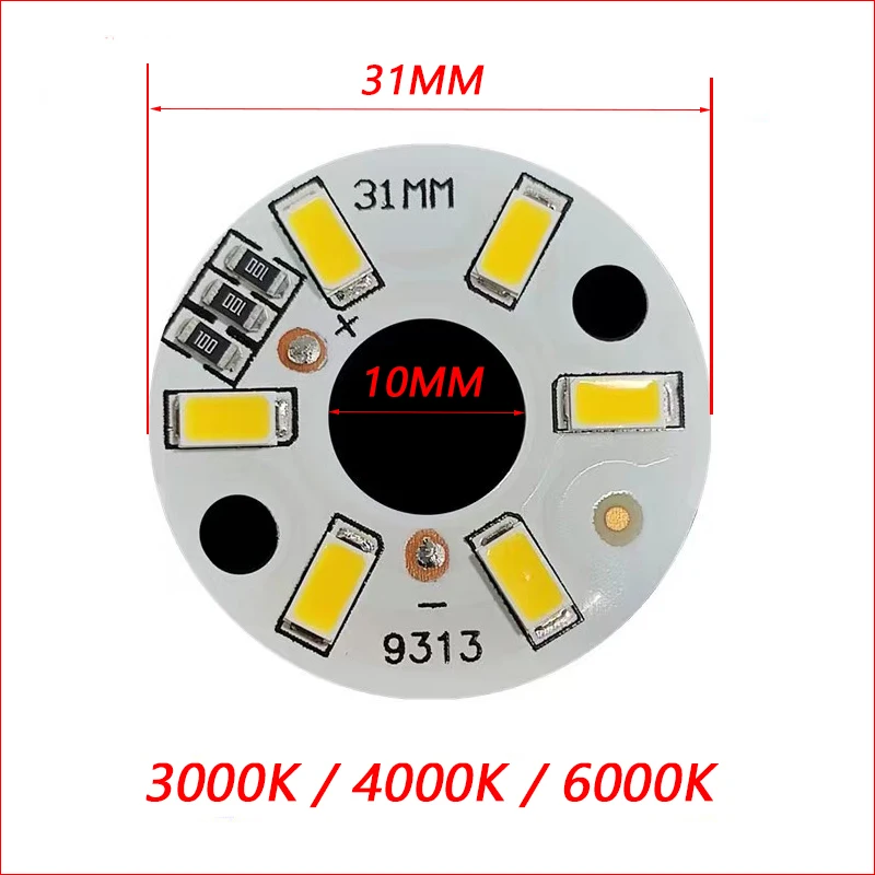 1pcs DC5V LED lamp board light source USB universal With Warm White Light 3W Welded 1Meter White  Black ON/OFF Switch