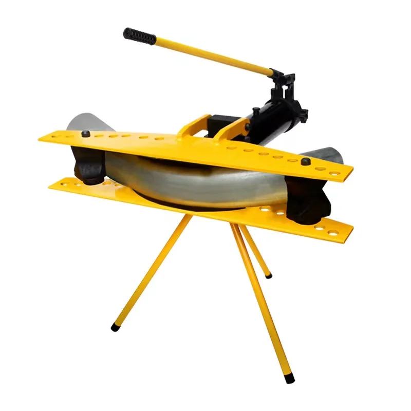 Factory Direct High Quality 2Inch 16ton SWG-2 Hydraulic Pipe Bender Machine Heavy Duty Iron Tube Tripod Design For Bending Tools