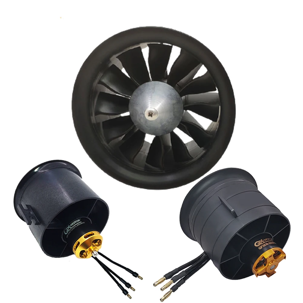 Ducted Fan  30mm 50mm  64mm 70mm 90mm EDF brushless Motor for Jet Plane drone Fixed wing