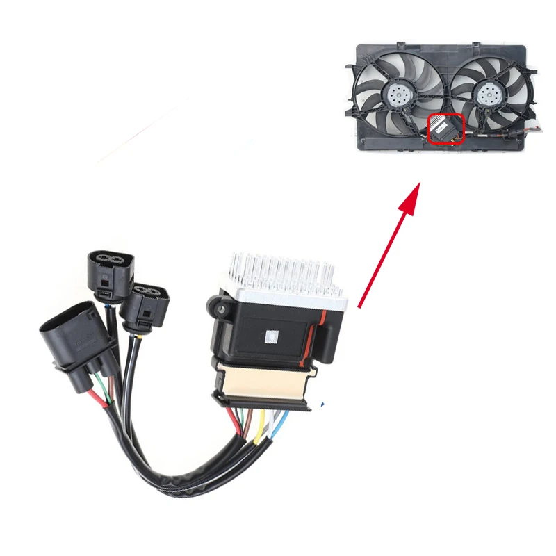 

Модуль управления вентилятором охлаждения 8K0959501G для Audi A4 A5 A6 A7 Quattro Q3 Q5 2009-18