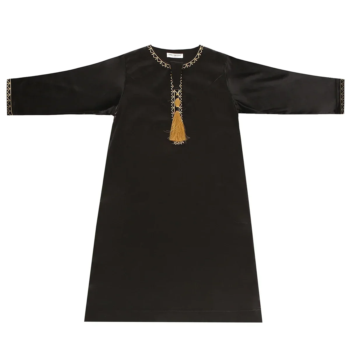 Muslim Child Abaya Ramadan Jubba Thoub Prayer Thobe Boy Dress Kids Islam Robe Gown Kaftan Dubai Arab Tassel Djellaba Dishdasha