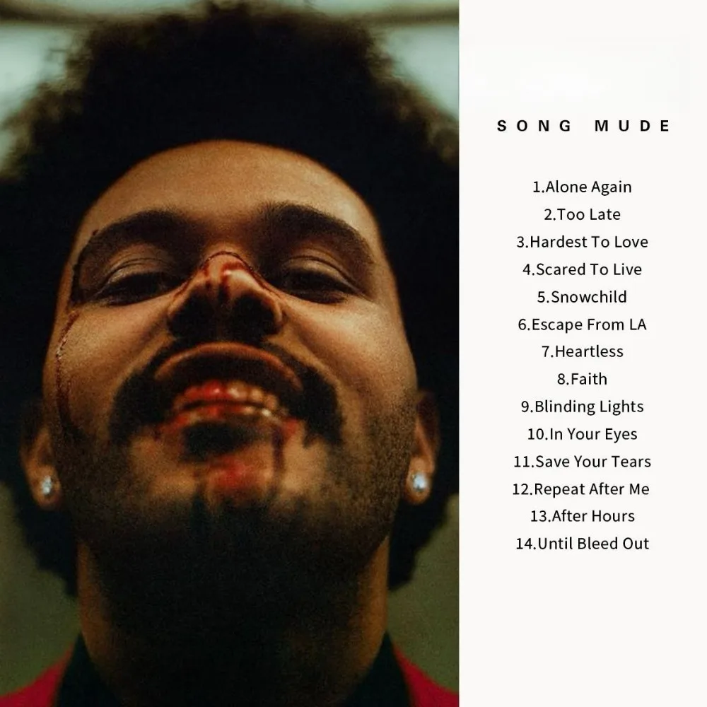 The Weeknd Album Verlustfreie Klangqualität Western Pop R&B Musik CD für Auto