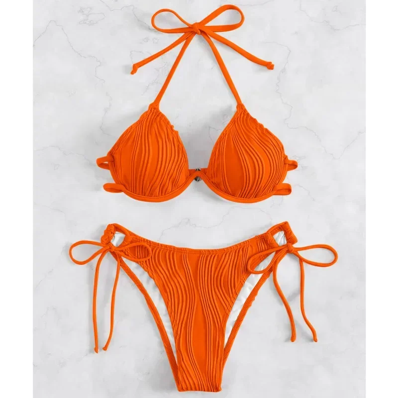 Microbikinis sexis 2024, trajes de baño para mujer, traje de baño Push Up para mujer, ropa de baño para playa, trajes de baño, conjunto de Bikini para niñas, bañista para piscina