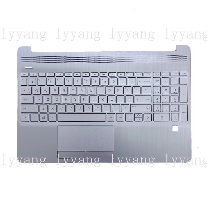 

f For HP 15-DW 15T-DW 15-GW 15S-DU Palmrest Backlit Keyboard Touchpad L52154-001
