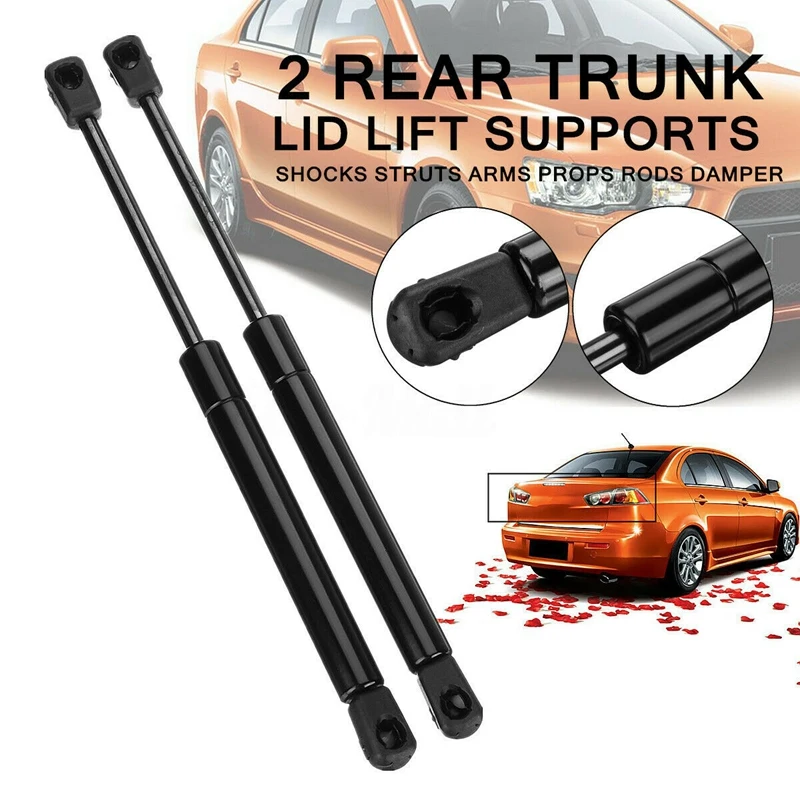 2Pcs Trunk Lid Lift Support Strut Damper for Mitsubishi Lancer EX EVO 2008-2015