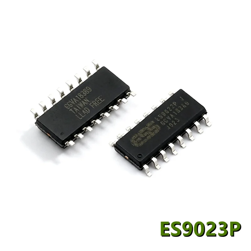 ES9023P (5-20pieces) SOP-16 24-bit Premier Stereo DAC with 2Vrms Driver, Original In Stock