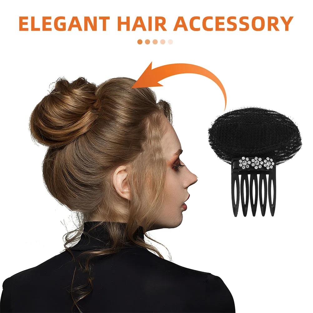 4 قطع مشبك شعر من حجر الراين بتصميم زهور غير مرئي مشط تكثيف آمن لحفلات الزفاف وعيد الأم رشيق عتيق