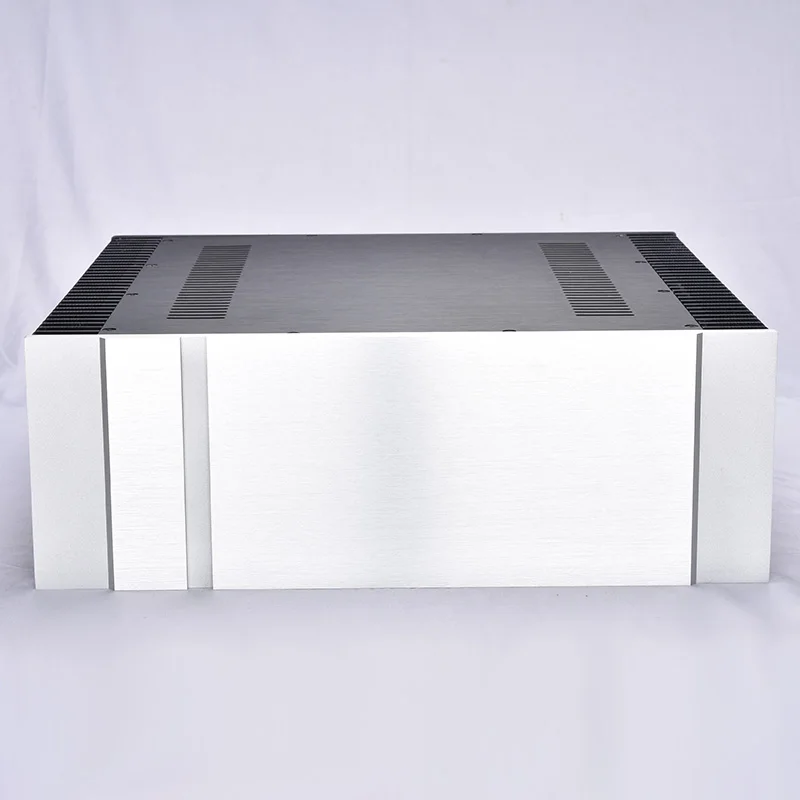 BAHOD 430*150*300mm All Aluminum Chassis Housing Brushed Oxide For DAC Amplifier Preamplifier DIY Chassis Housing