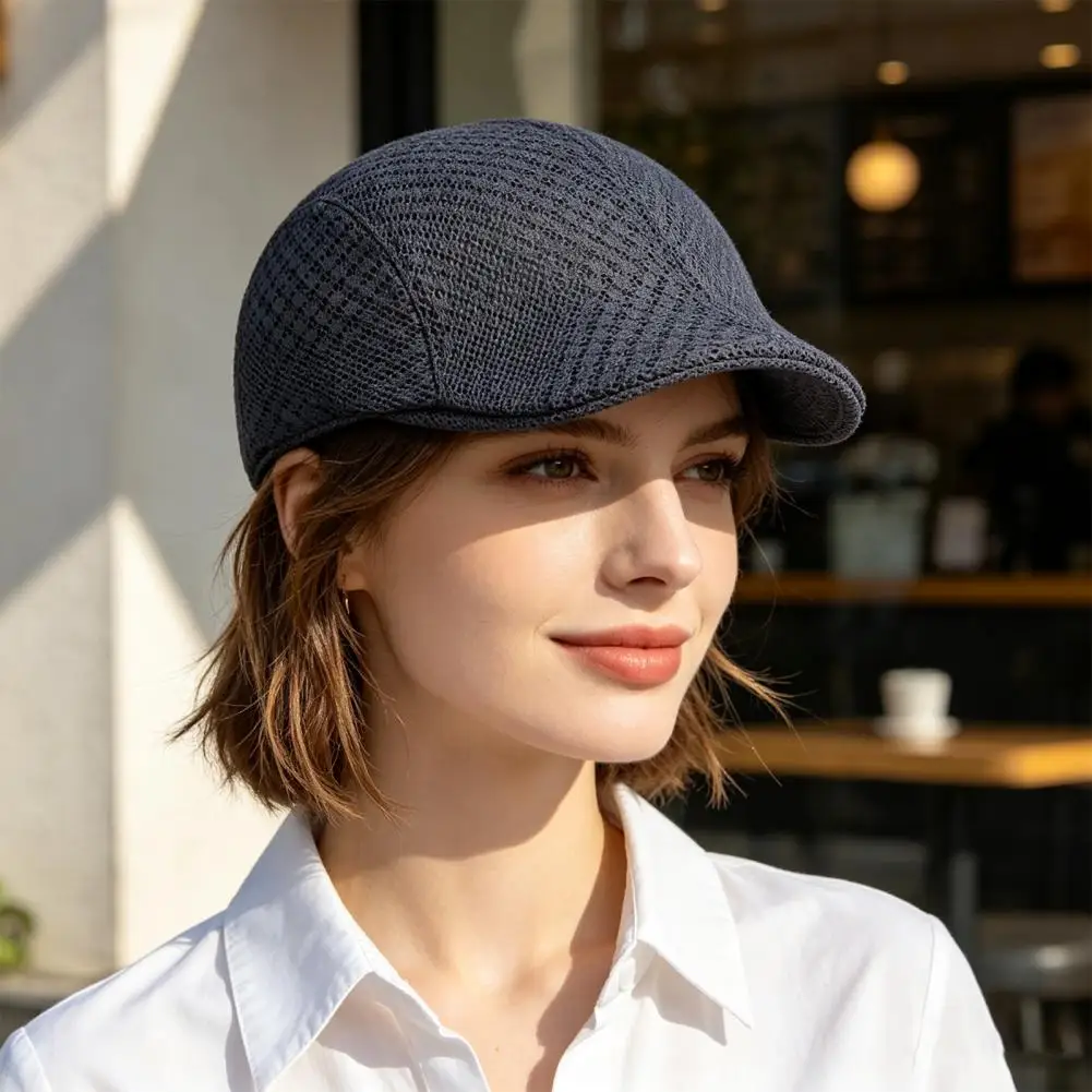 Practical Fishing Cap for Summer Breathable Sun Hat for Summer Unisex Retro Sun Hat Lightweight Breathable Mesh for Travel