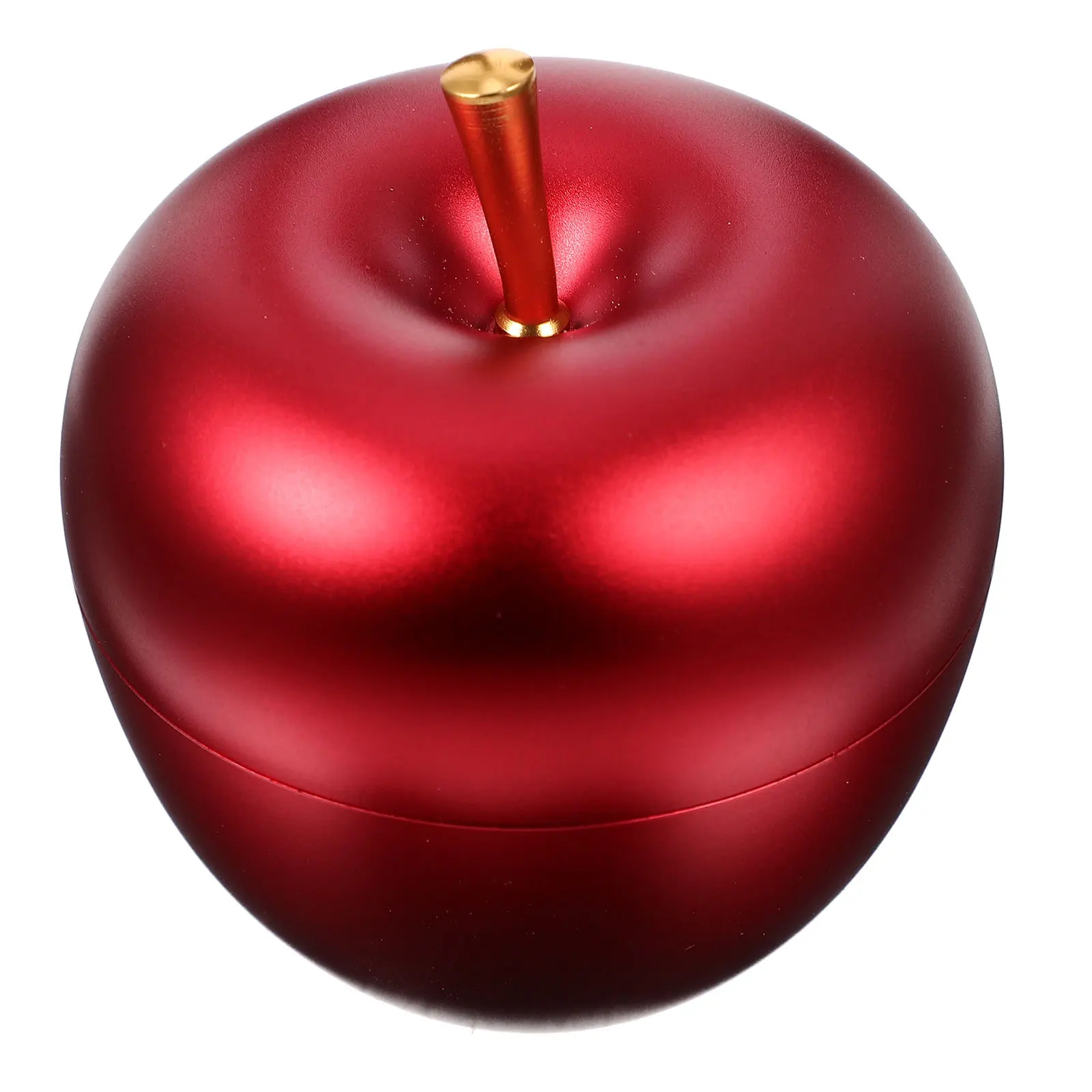 

Aluminum Alloy Storage Box Jewellery Boxes Apple Shaped Container Jewelry Metal Case Necklace