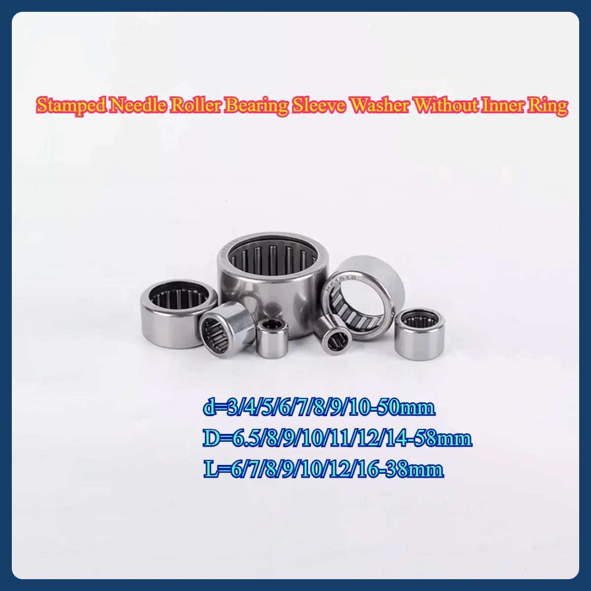 

Stamped Needle Roller Bearing Sleeve Washer Without Inner Ring M3M4 M5M6M7M8M9