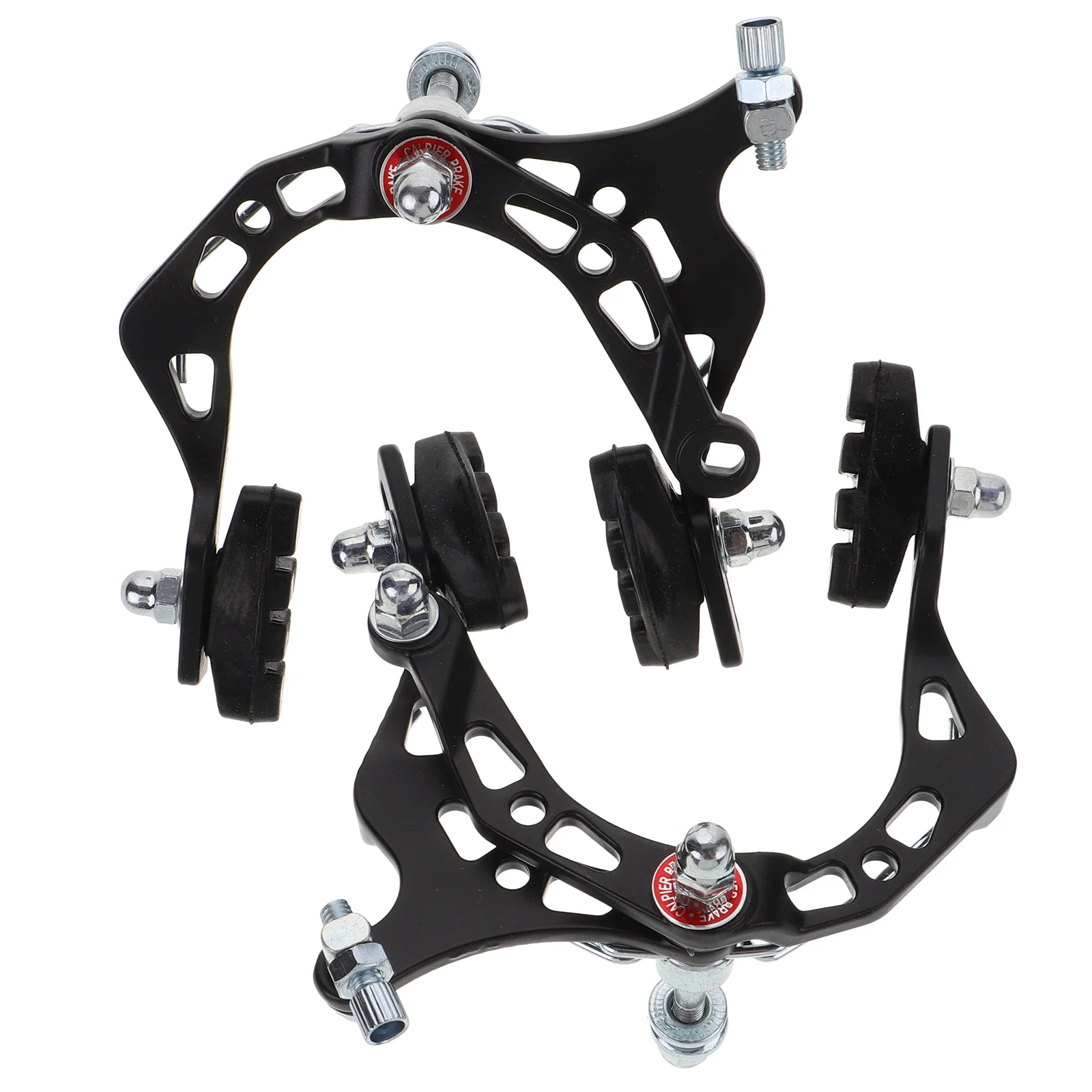 2Pcs Bike Brake Calipers Aluminum Alloy Durable Sensitive Silent Folding Bike Brakes Replacement