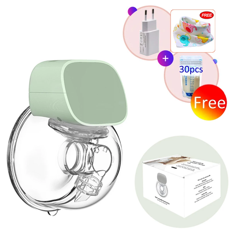 

Portable Electric Breast Pump USB Chargable Silent Wearable Hands-Free Portable Milk Extractor Automatic Milker BPA free