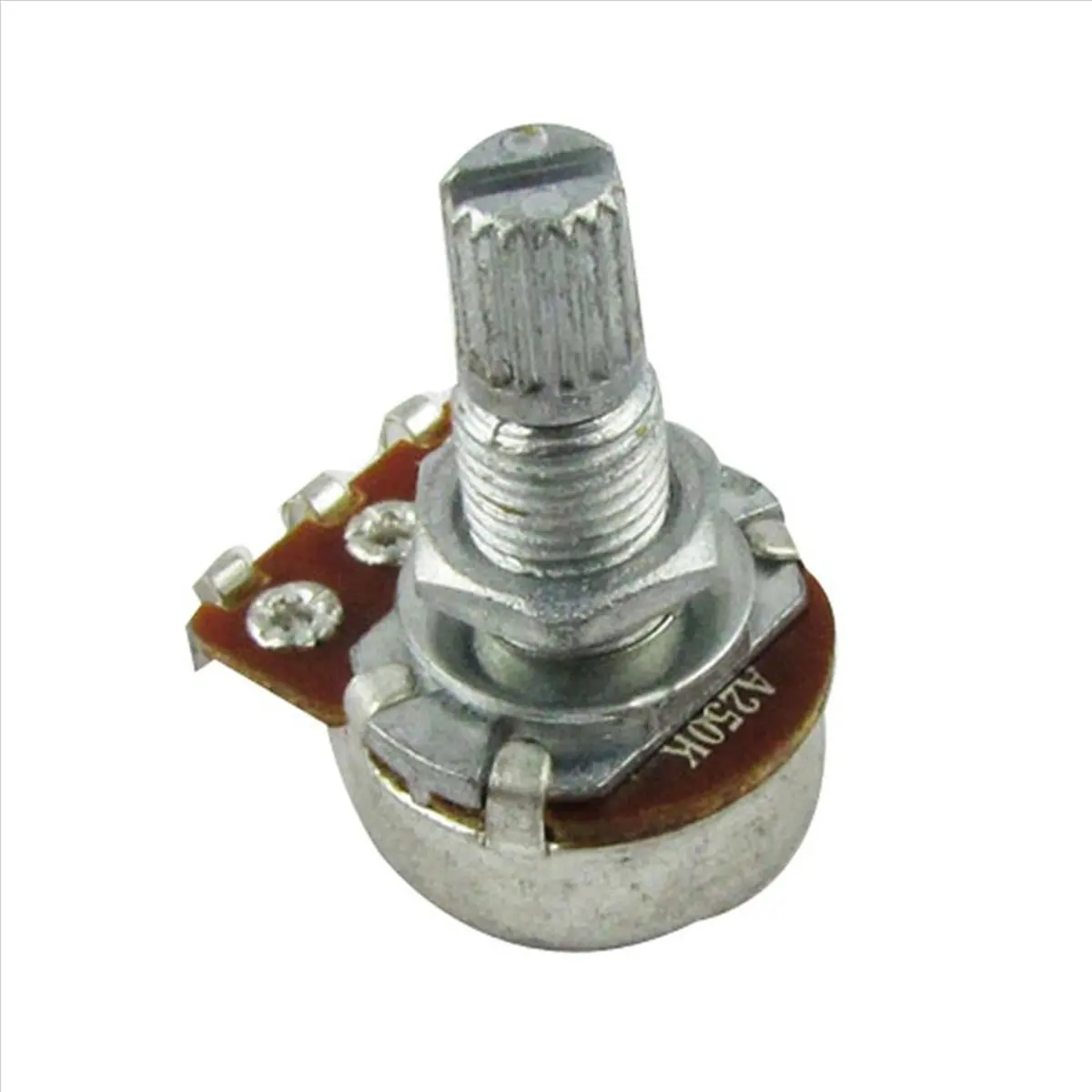 TUREBG Guitar Small Size Pots A250K Potentiometers for Guitar Bass Parts (Pack of 20)