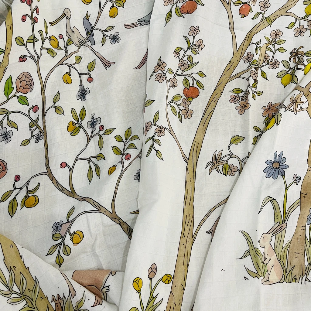 2025 NEW Hot Organic Cotton Popular Styles Swaddle Blanket Customize Designs Paris Swaddle