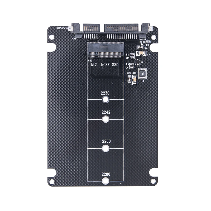 M.2 إلى محول ساتا من ساتا إلى ساتا ، 6 جيجابايت في الثانية ، لوح راهض ، NGFF ، M.2 SATA sd ، دعم مفتاح B ، هيرالد ، هيرالد ، من ساتا ، جديد