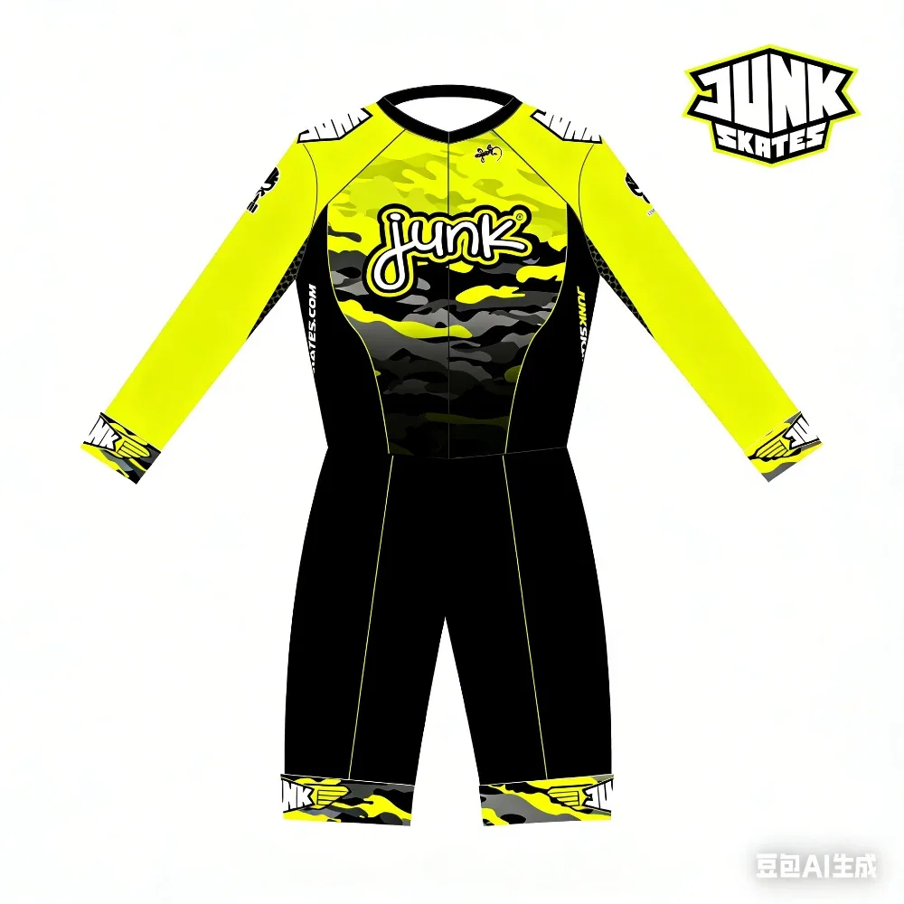 

junk skates Running Skating Suit Bicycle Clothing Roller Jumpsuit Ciclismo Fast Speedsuit Inline Skate Adults children Skinsuit