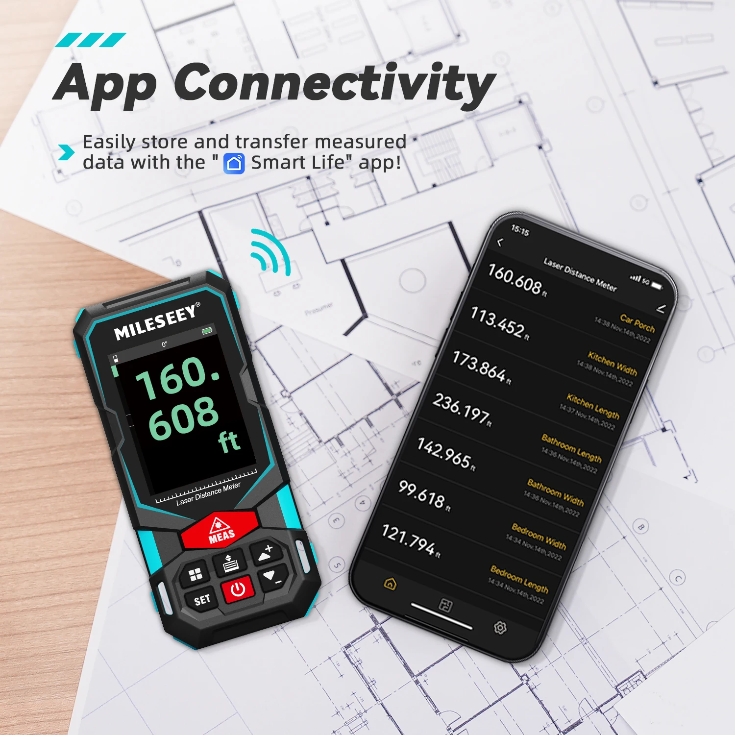 MiLESEEY S7 Professional Outdoor Long-Range Laser Distance Meter Profesional Laser Rangefinders Without Pointfinder Camera