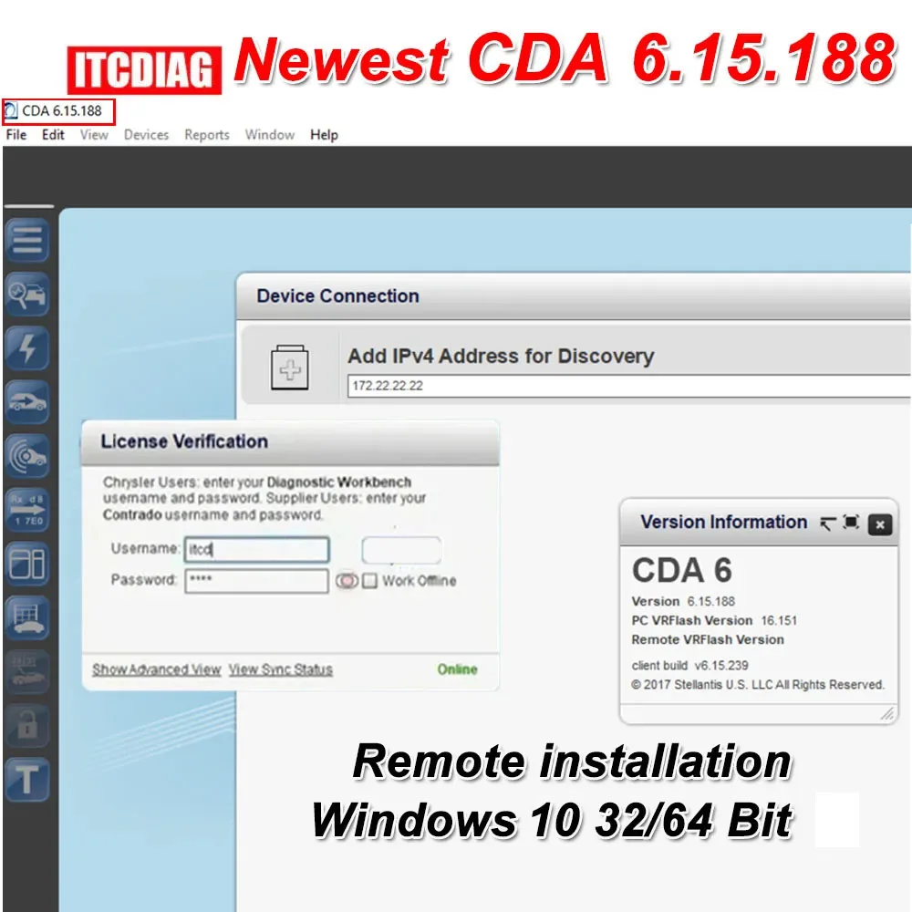 

NEW CDA 6.15.188 software CDA6