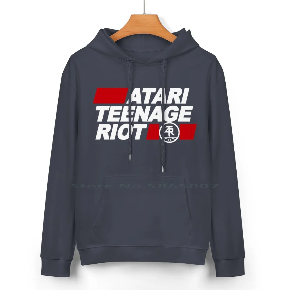 Atr Pure Cotton Hoodie Sweater 24 Colors Teenage Riot Breakcore Heavy Tehno Techno Punk Heavy Punk Dance Music Digital Hardcore