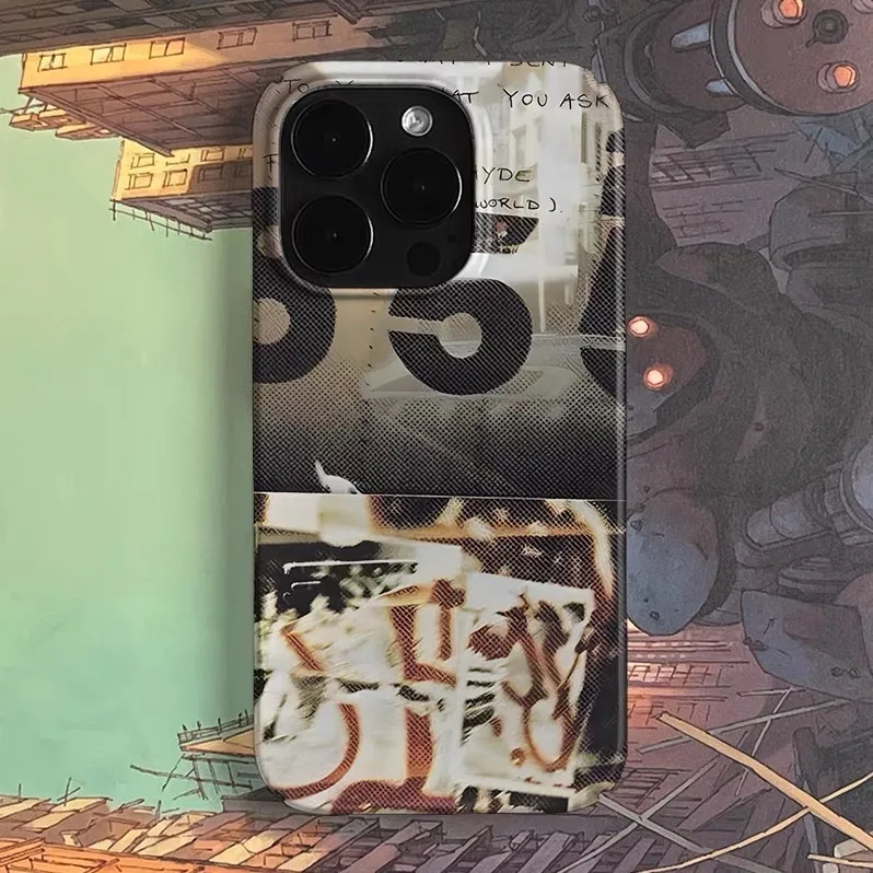 

Dark Colored Digital Poster Phone Case for IPHONE 17 Air 16E 15 PROMAX 14 Plus 13 12 MINI 11 PRO 16Plus XR Acrylic Phone Cover