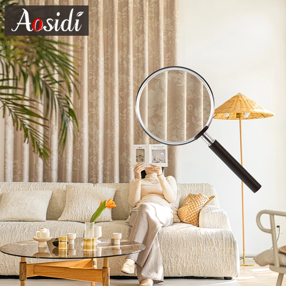 Cortinas opacas con diseño para dormitorio, sala de estar, ventanas, cortinas para puertas de cocina, cortinas decorativas para el hogar