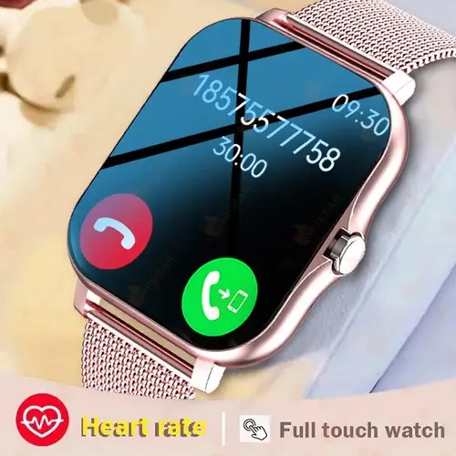 Reloj inteligente LIGE para hombres y mujeres, regalo, pantalla completamente táctil de 1,44 pulgadas, relojes deportivos para Fitness, llamadas Bluetooth, reloj inteligente Digital