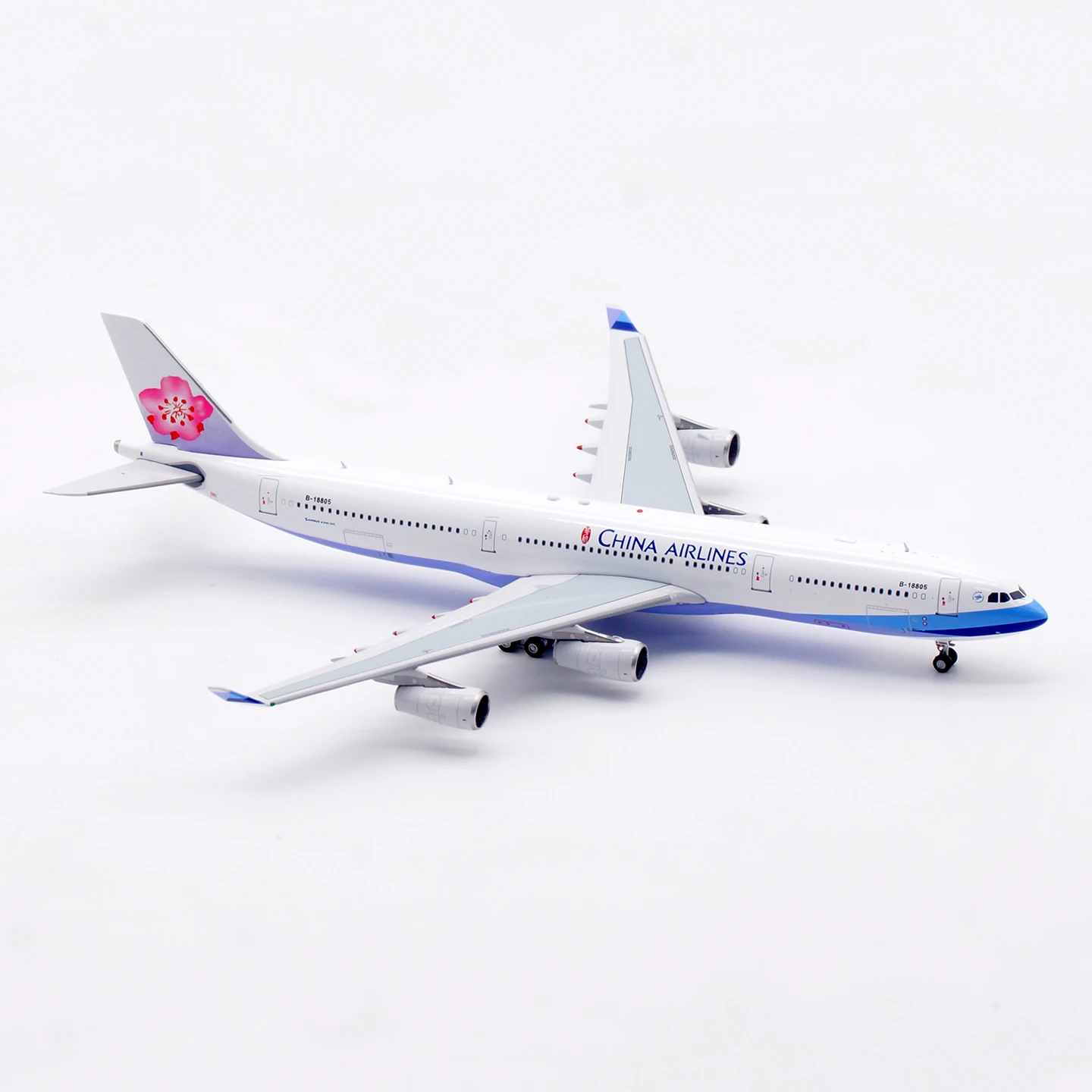 AV4323 سبيكة تحصيل طائرة هدية الطيران 1:400 الخطوط الجوية الصينية "SkyTeam" ايرباص A340-300 دييكاست طائرة نموذج B-18805 #3
