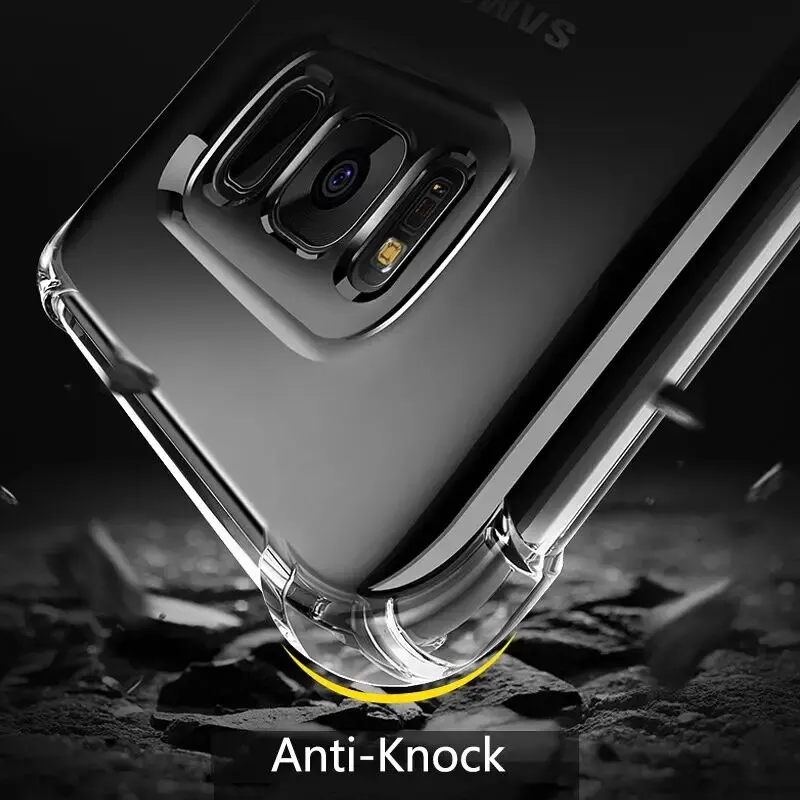 Funda gruesa a prueba de golpes para Samsung Galaxy S22 S21 S20 S23 Ultra S10 S8 S9 Plus y Samsung Note 10 9 8, cubierta de silicona 3