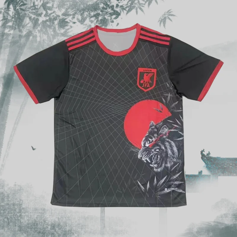 

Training Exercise Men Women Clothing Japan Ukiyo-e Tiger Dragon Printed Football Jersey Breathable Quick Dry Harajuku T Shirt