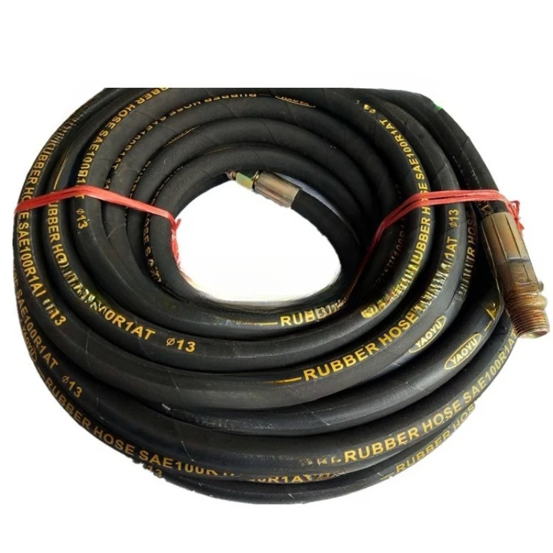 

High pressure air compressor trachea rubber bag steel wire braided pipe hydraulic hose YouTube steel wire wound hose