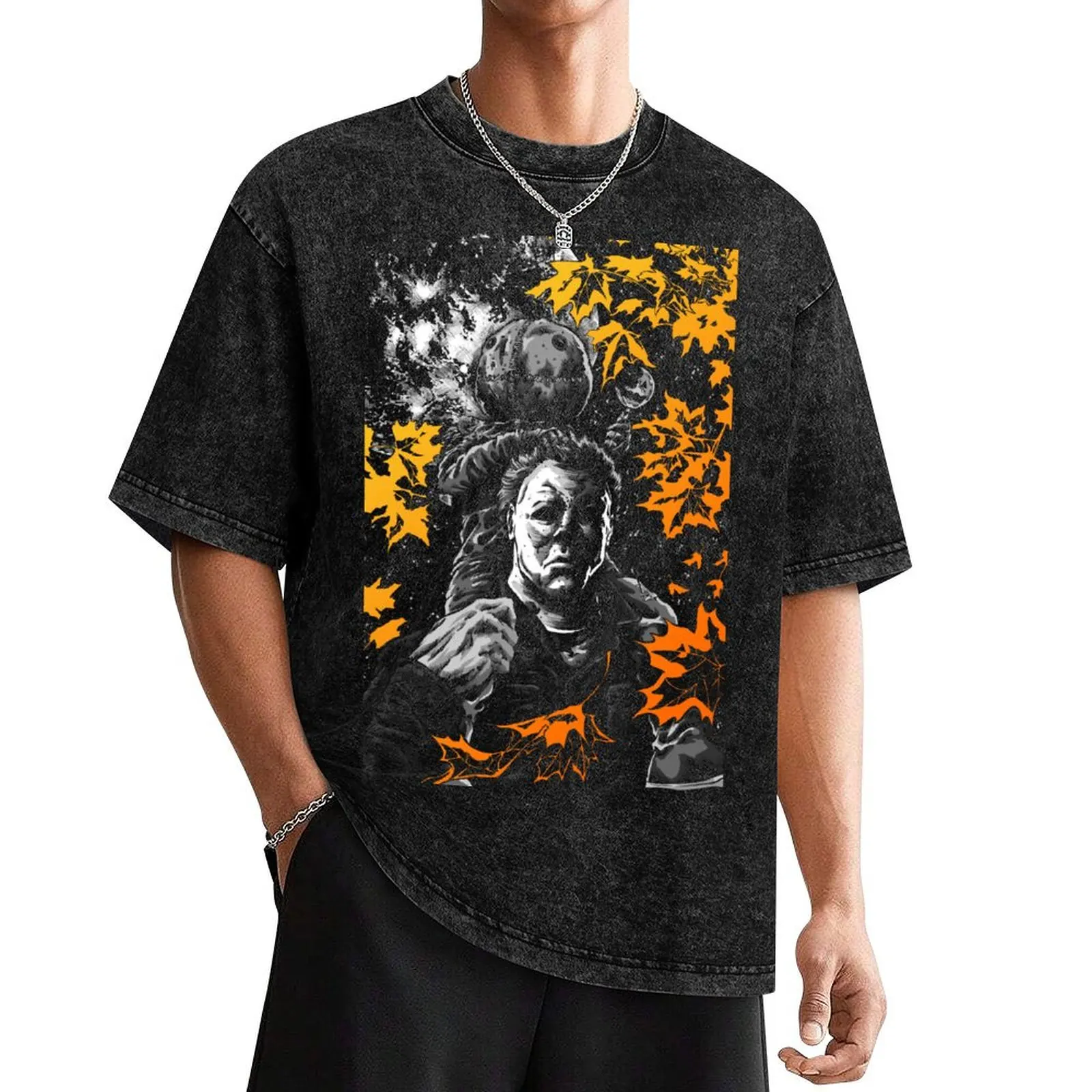 Trick R Treat Halloween michael sam myers 1978 2007 samhain T-Shirt tshirts personalised anime outfits for men