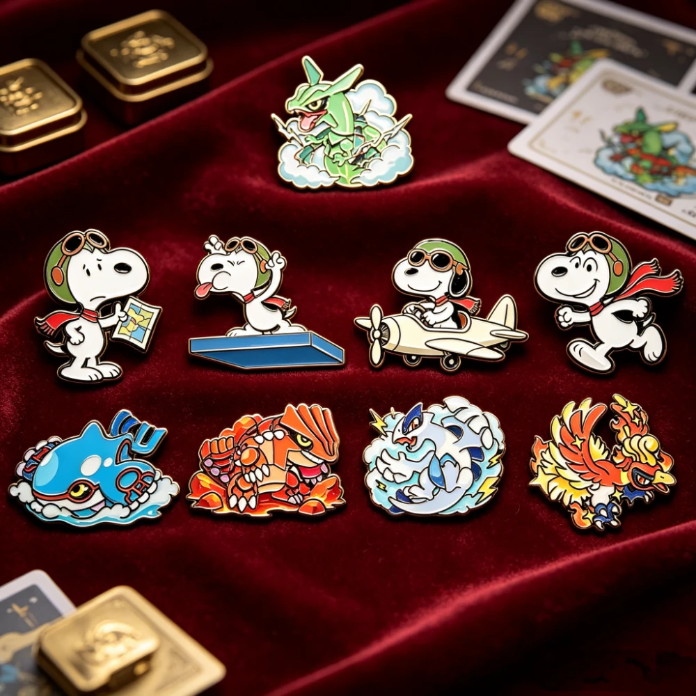 9Pcs Cartoon Character Enamel  - đánh giá và giá Vintage Cartoon Collectible