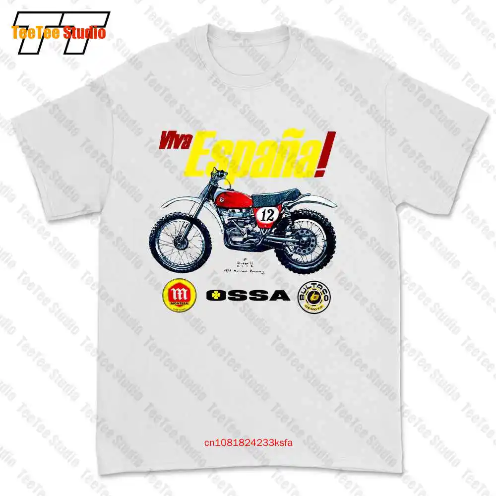 Motocross Bultaco Ossa Montesa T-shirt Tee SZGO